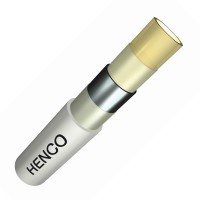 Труба металлопластиковая Henco "RIXc" 20х2,0 мм толщина алюминиевого слоя 0,28 мм для отопления и водоснабжения бухта 100 метров