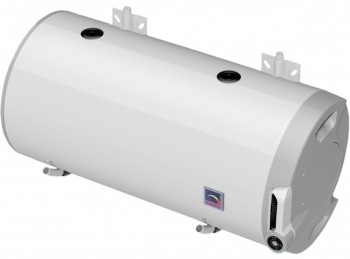 Накопительный комбинированный навесной горизонтальный водонагреватель Drazice OKCV 125 правое исполнение