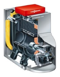 Дизельный котел Viessmann Vitorond 100 с автоматикой Vitotronic 100 (KC4B) 63 кВт