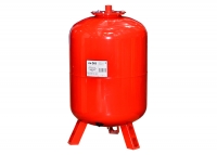 Мембранный бак Uni-Fitt для систем отопления 100 литров цвет красный
