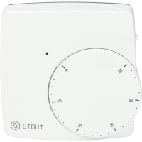 Термостат комнатный электронный Stout WFHT-DUAL включ. дистанционный датчик «в пол» L=3 м
