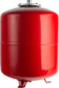 Мембранный бак Stout для систем отопления 80 литров цвет красный