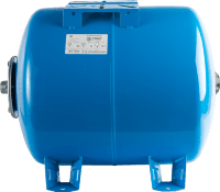 Гидроаккумулятор горизонтальный Stout для водоснабжения 50 литров цвет синий