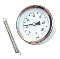 купить Термометр биметаллический накладной Watts F+R810 диаметр корпуса 63 мм 1/2" 120°С