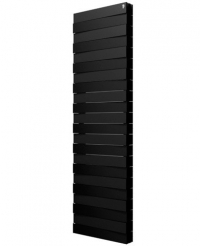 Биметаллический вертикальный радиатор Piano Forte Tower, Silver Satin 18 секций