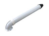 Горизонтальный комплект дымохода для котлов Protherm Ягуар 60/100 мм, длина 750 мм