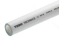 Труба Tebo 25х4,2 мм SDR 6 армированная стекловолокном для отопления и водоснабжения штанга 2 метра