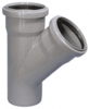Тройник 67° Синикон 110 мм для трубы внутренней канализации
