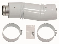 купить Телескопический участок для компенсации смещения трубы алюминиевый коаксиальный Protherm 60/100, 330 мм - 560 мм