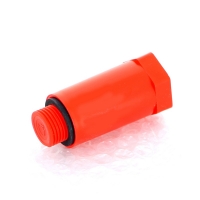 купить Заглушка пластиковая Uni-Fitt с наружной резьбой 1/2" красная с самоуплотнением под штукатурку
