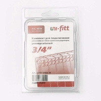 купить Присоединительный набор для секционных радиаторов Uni-Fitt 3/4" RAL 9016